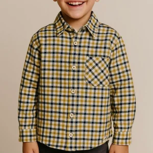 CAMISA LEÑADOR MOSTAZA | ANGELA