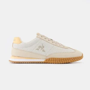 Basket retro-running en nubuck et suede Veloce