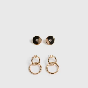 Set Aros Argollas Entrelazadas Woman