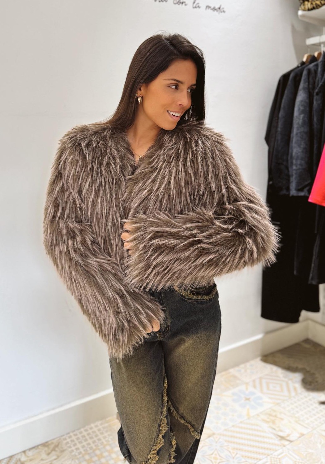 Chaqueta Pelito Marrón - Imagen 4